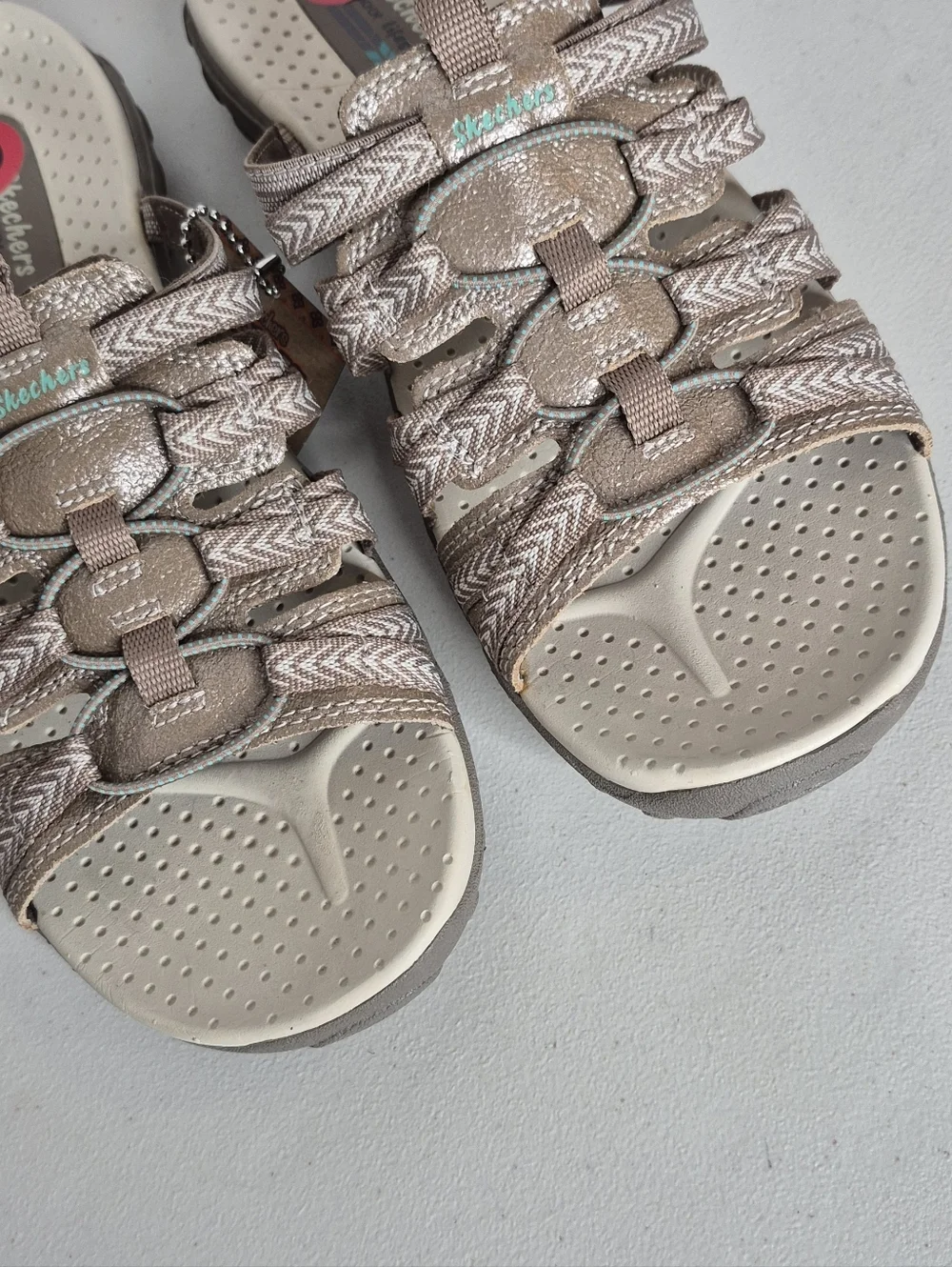 Skechers Reggae - Repetition Athletic Slide Sandals - Size 10 - Picture 8 of 15